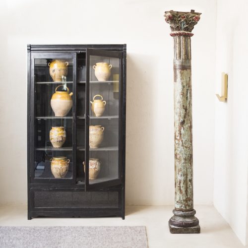 Columna antigua de madera 265x36 cm