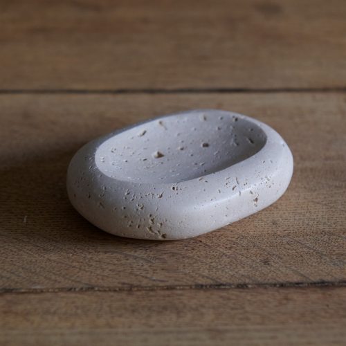 Jabonera de mármol travertino