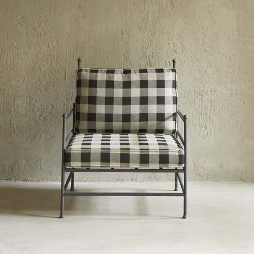 Butaca de exterior Santoña de forja diseño Tristán Domecq Casa