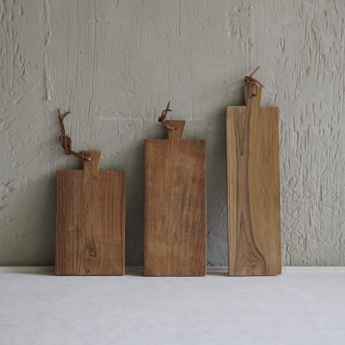 Juego de 3 tablas de teca