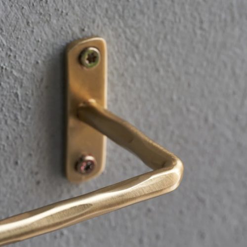 Portarrollos latón cepillado