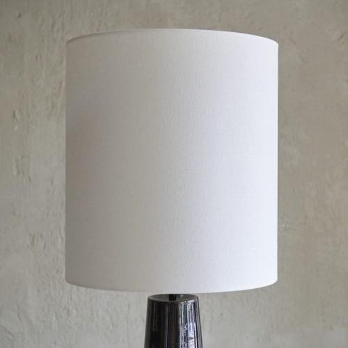 Pantalla blanca de lino 45x50 cm