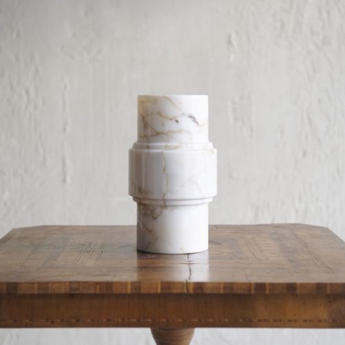 Jarrón de mármol Calacatta