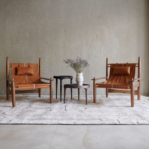 Alfombra de lana y algodón 300x200 cm