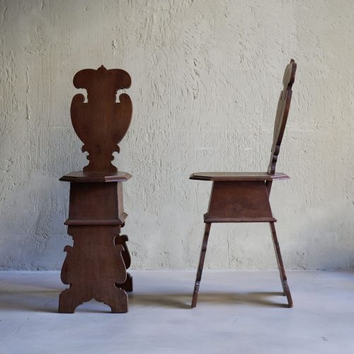 Pareja de sillas toscanas del siglo XVIII