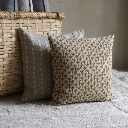 Funda de cojín estampado floral 50x50 cm