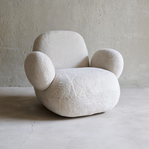 Butaca minimalista estilo años 70