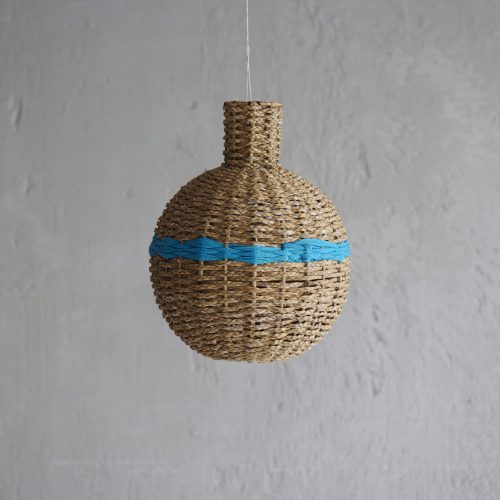Lámpara de techo de rafia