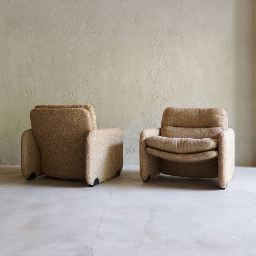 Pareja de butacas vintage Brunati retapizadas