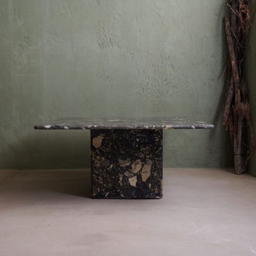 Mesa auxiliar de mármol negro Portoro