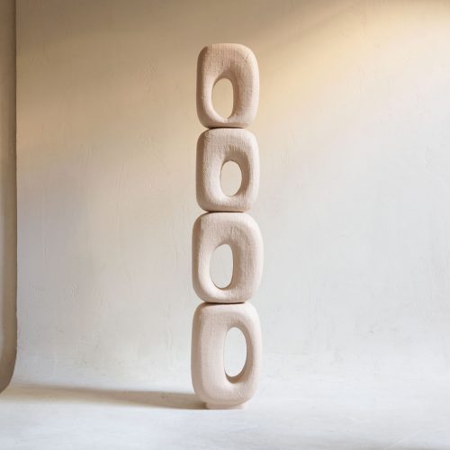 Escultura abstracta formas orgánicas