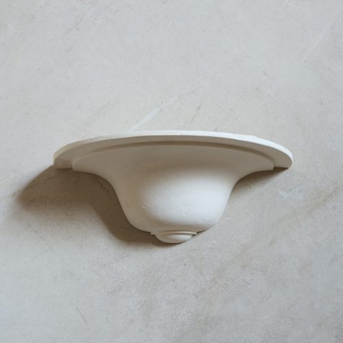 Pareja de apliques de yeso Art Decó