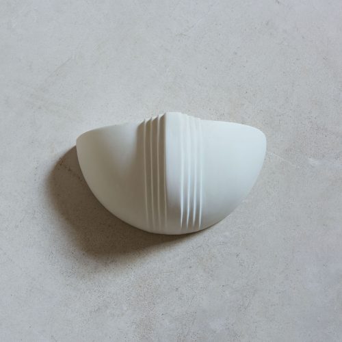 Pareja de apliques de yeso antiguos