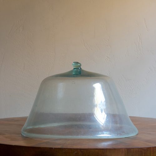 Tapa de vidrio antigua