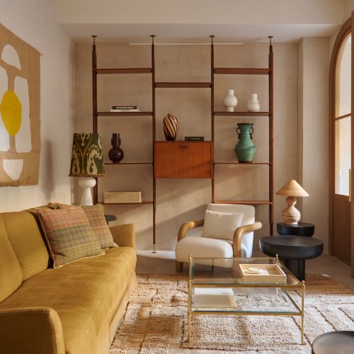 Librería vintage de teca de Franco Albini