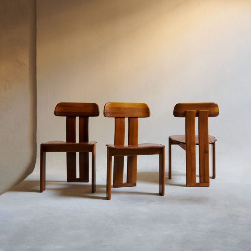 Juego de seis sillas vintage de Mario Marenco